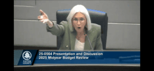 County Commissioner midyear presentation and discussion on the budget