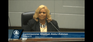 Commissioner Khadijah Abdur-Rahman