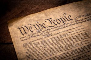 picture of the Constitution in honor of Constitution day