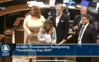 Fulton County Board of Commissioners Constitution Day