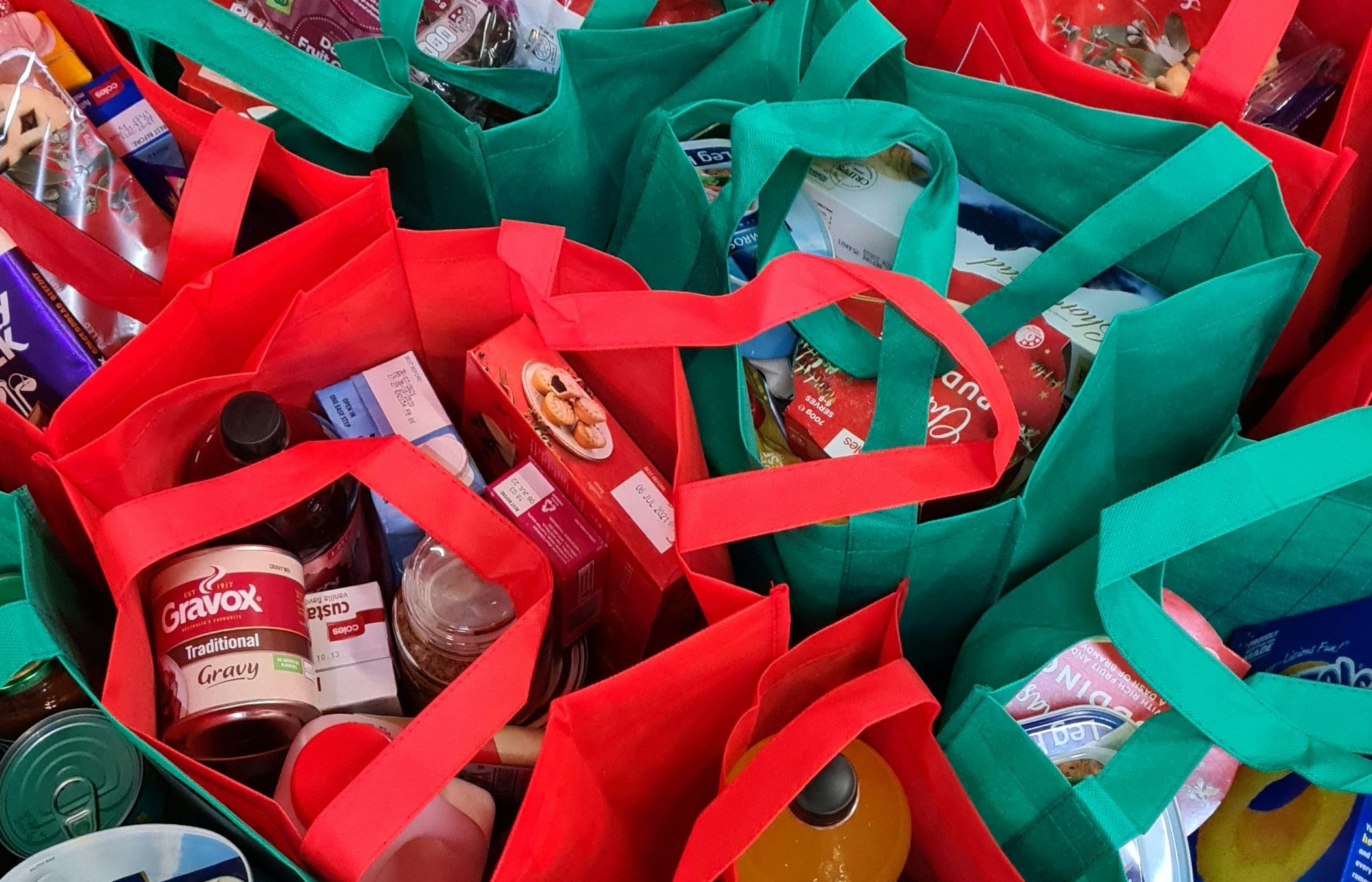 Donate food for the holidays