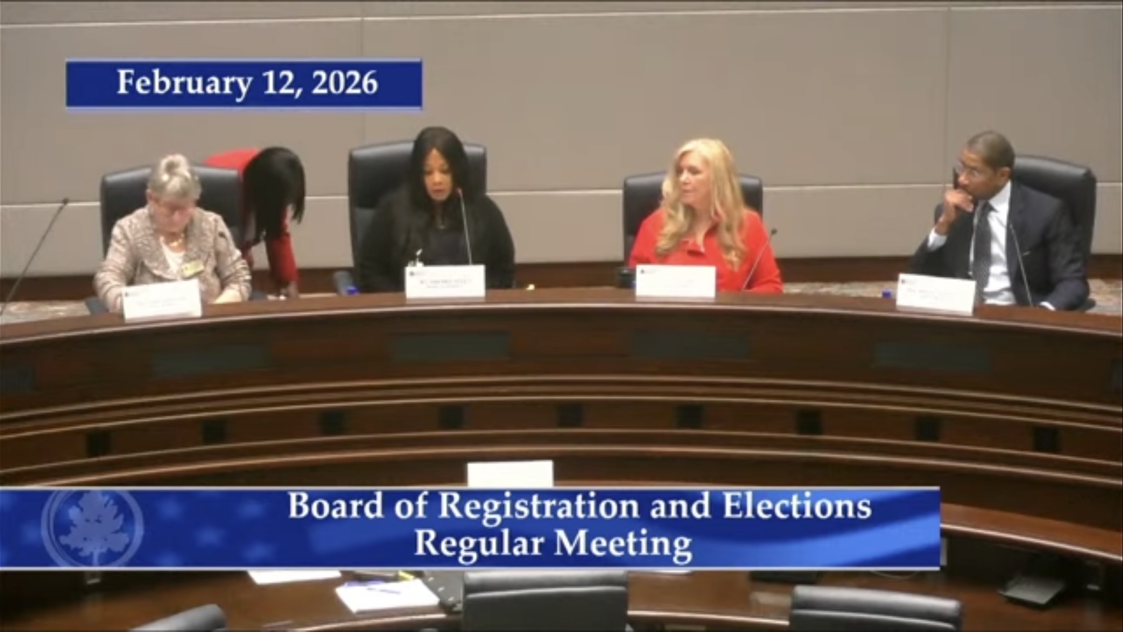 Board of Registrations and election Meeting Feb 12