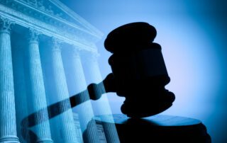 Gavel to represent Supreme Court ruling of Hugo Black