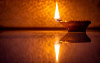 Clay Diya Lamp in North Fulton County