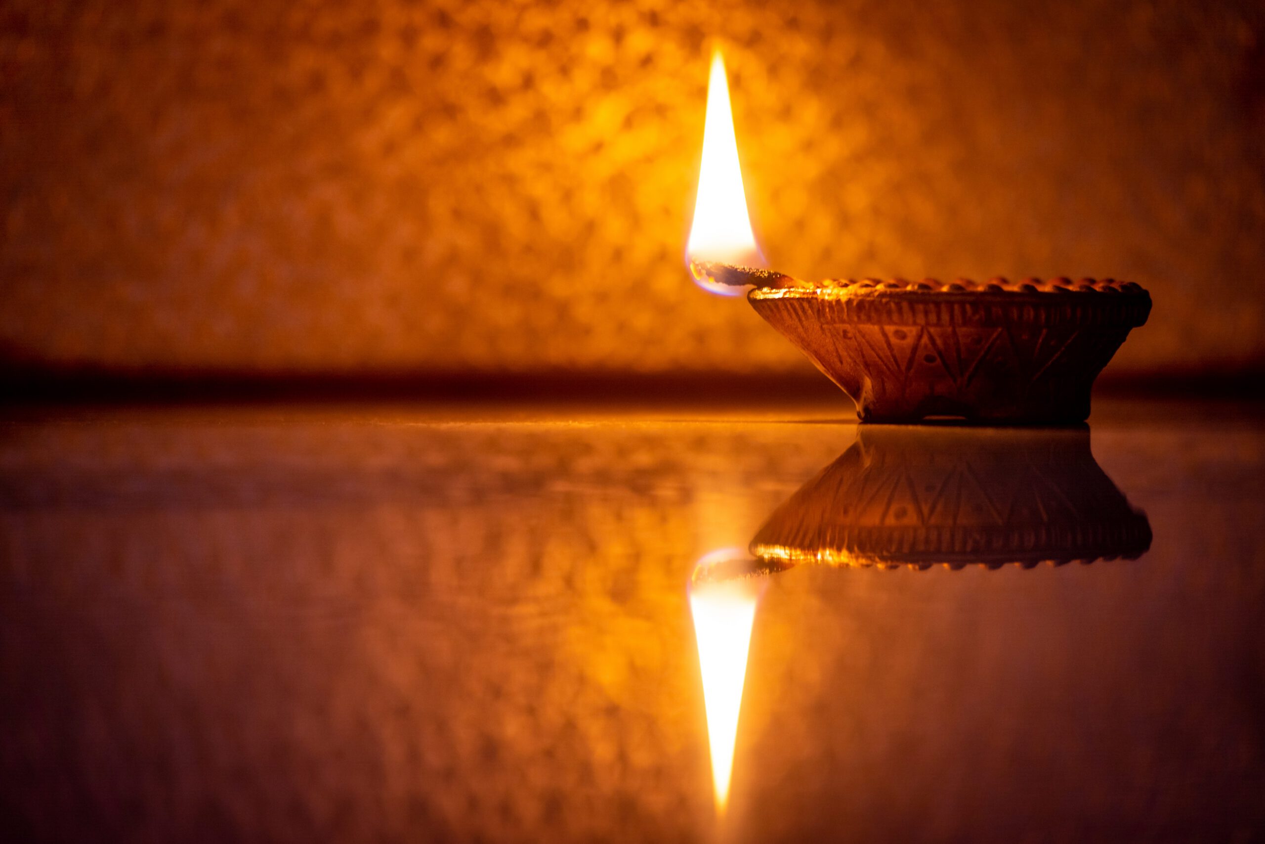 Clay Diya Lamp in North Fulton County